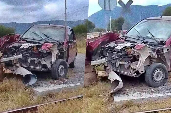Tren impacta auto en Ciudad Victoria; familia de El Mante resulta lesionada