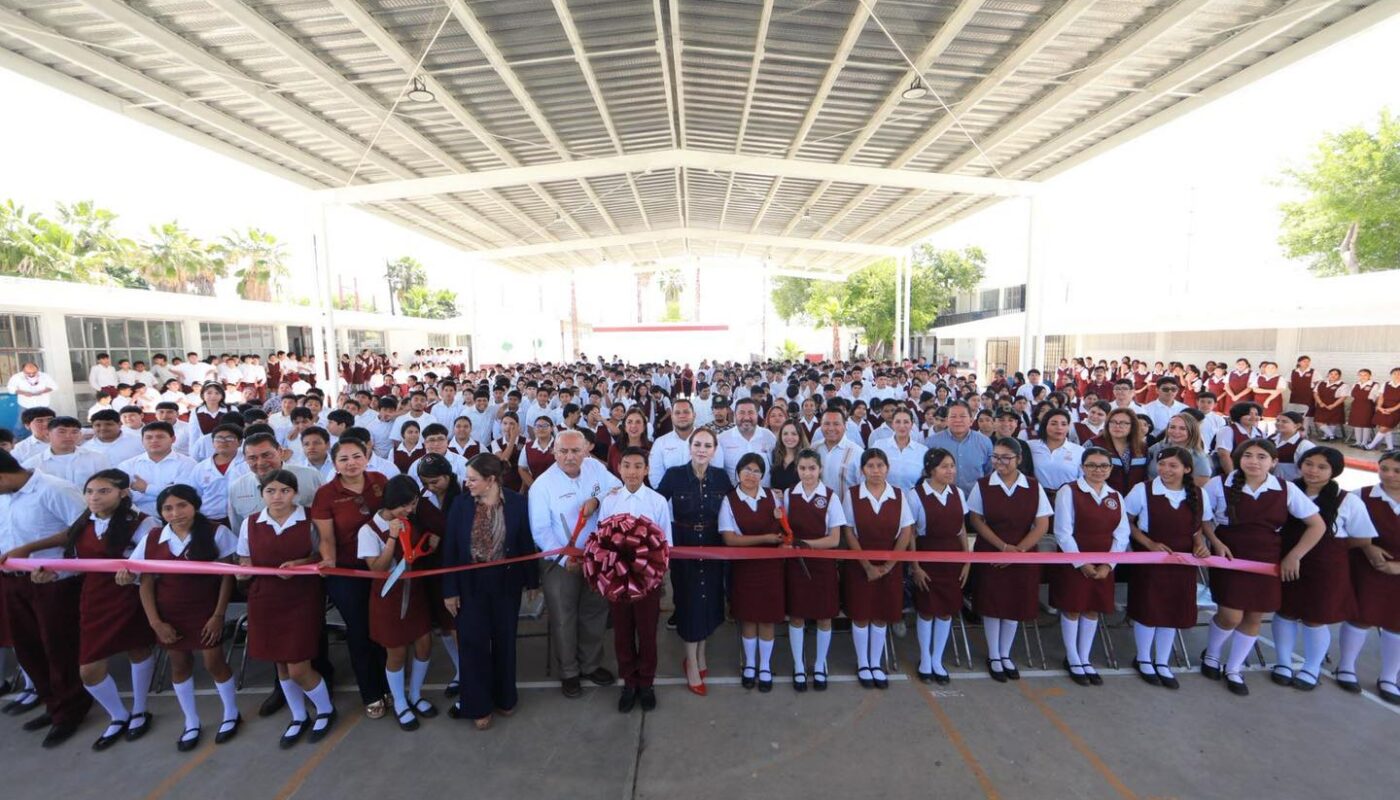 Impulsa alcaldesa Carmen Lilia Canturosas infraestructura educativa en preescolar, primaria y secundaria