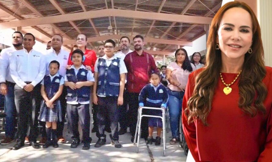 Carmen Lilia entrega 411 becas de educación especial