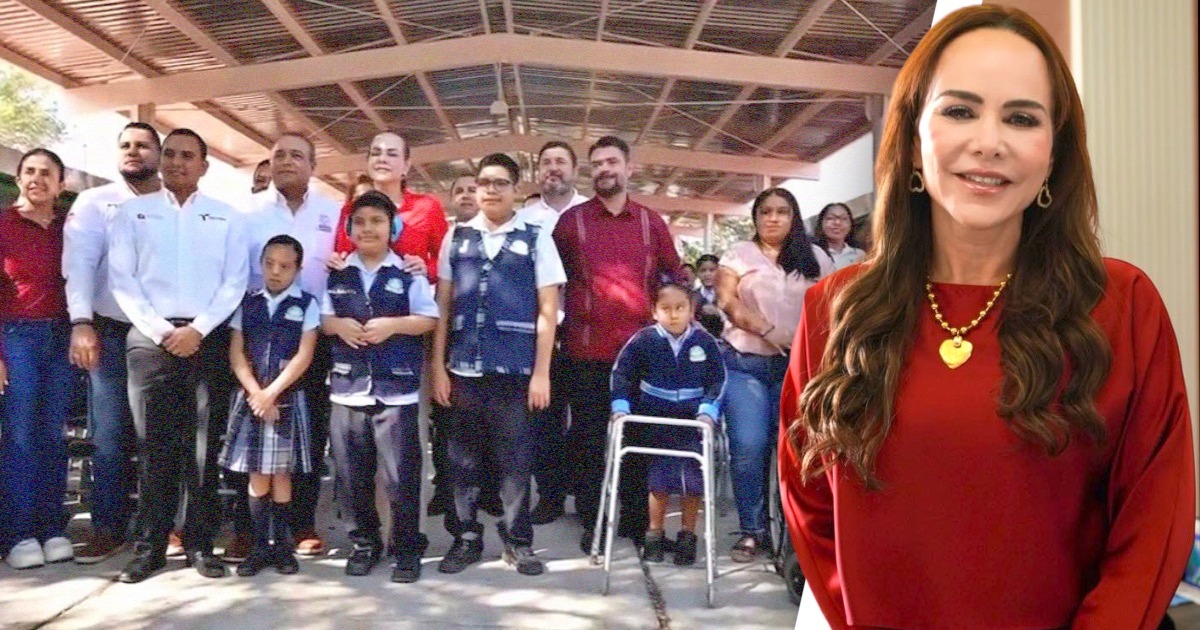 Carmen Lilia entrega 411 becas de educación especial