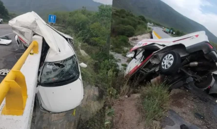 Percance vial en Jaumave cobra la vida de un copiloto