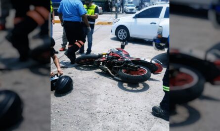 Estudiante resulta lesionado tras choque en Altamira