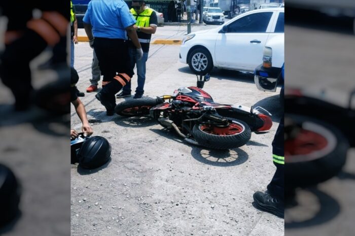 Estudiante resulta lesionado tras choque en Altamira