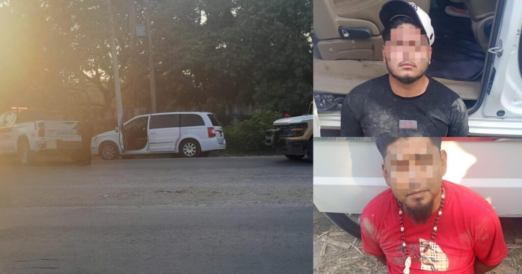 Recuperan vehículo robado en El Mante; hay detenidos