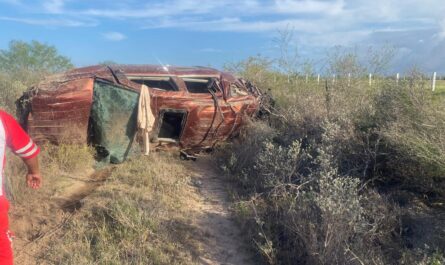 Fatal volcadura en Reynosa cobra la vida de tres personas