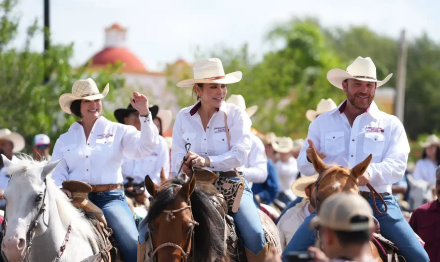 Fortalece Carmen Lilia Canturosas lazos de hermandad con Nueva Ciudad Guerrero; se une a tradicional Cabalgata de San Juan