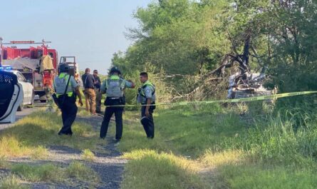 Muere calcinado tras choque en la Reynosa–San Fernando