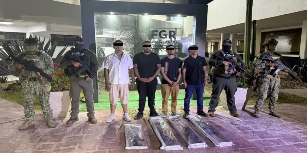 Operativo en Reynosa deja siete sujetos armados detenidos Detienen a siete personas armadas durante operativo en Reynosa