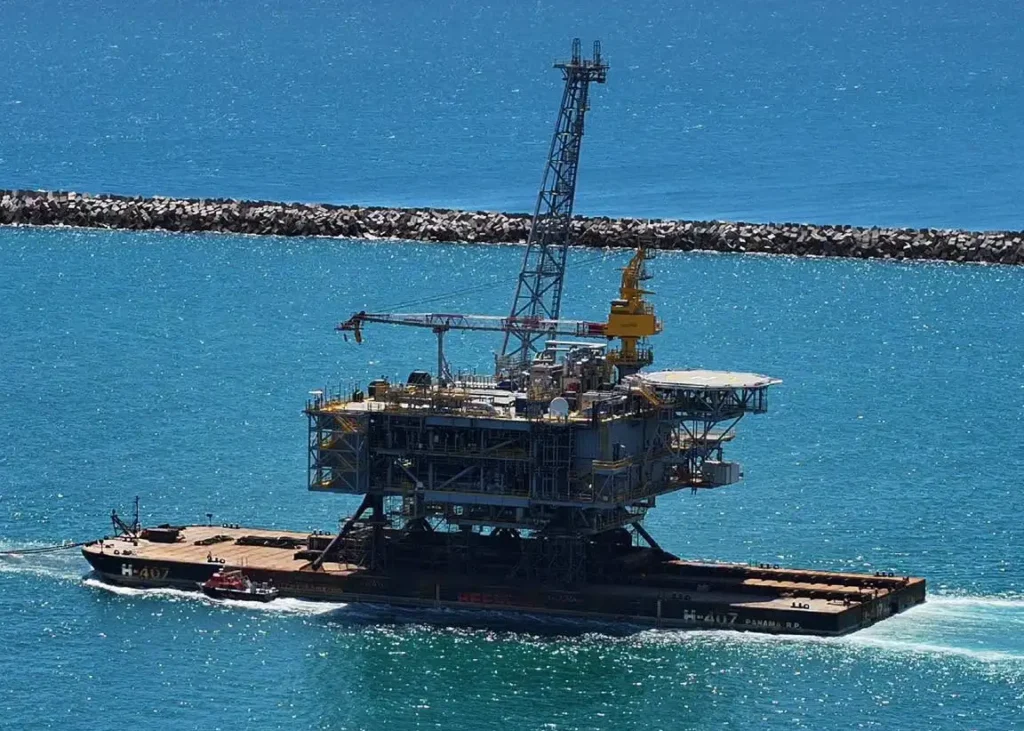 Plataforma Shell Manatee concluye construcción en Altamira
