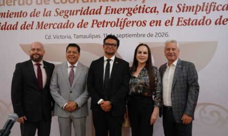 Fortalece Carmen Lilia Canturosas coordinación para garantizar seguridad energética en Tamaulipas