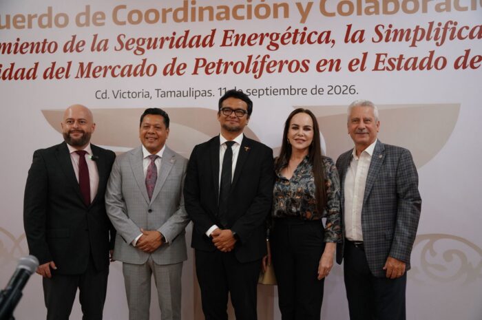 Fortalece Carmen Lilia Canturosas coordinación para garantizar seguridad energética en Tamaulipas