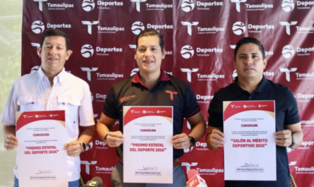 INDE Tamaulipas presenta la convocatoria del Premio Estatal del Deporte 2026 con una bolsa de 650 mil pesos