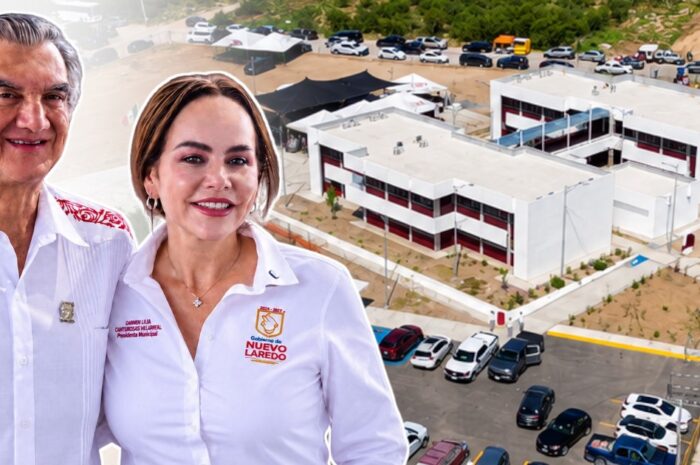 Américo y Carmen Lilia hacen equipo, entregan grandes obras en Nuevo Laredo
