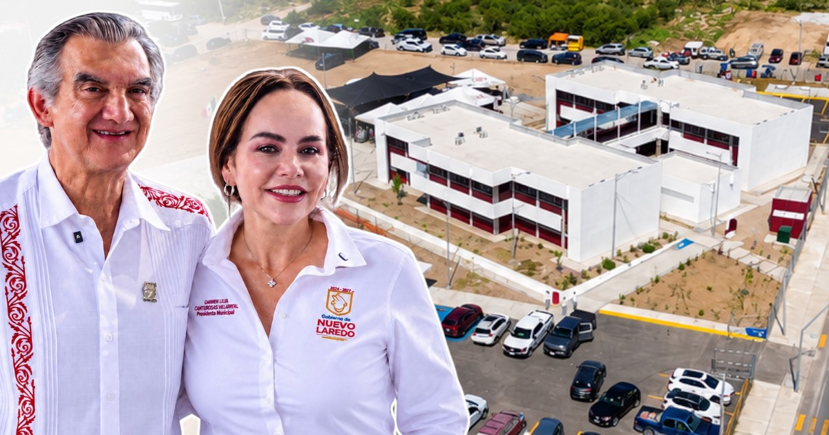 Américo y Carmen Lilia entregan grandes obras en Nuevo Laredo