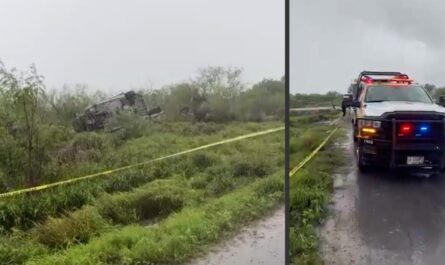 Muere elemento de la Guardia Estatal tras volcadura en carretera
